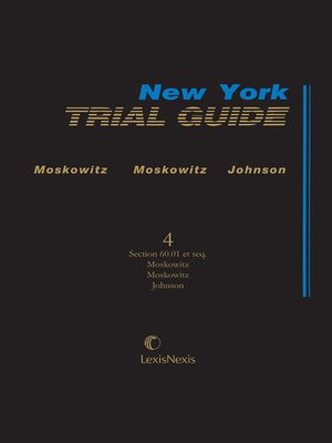 cover image of New York Trial Guide